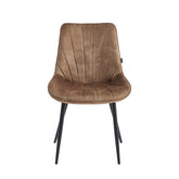 Lesedi Dining Chair - Taupe Adore Velvet